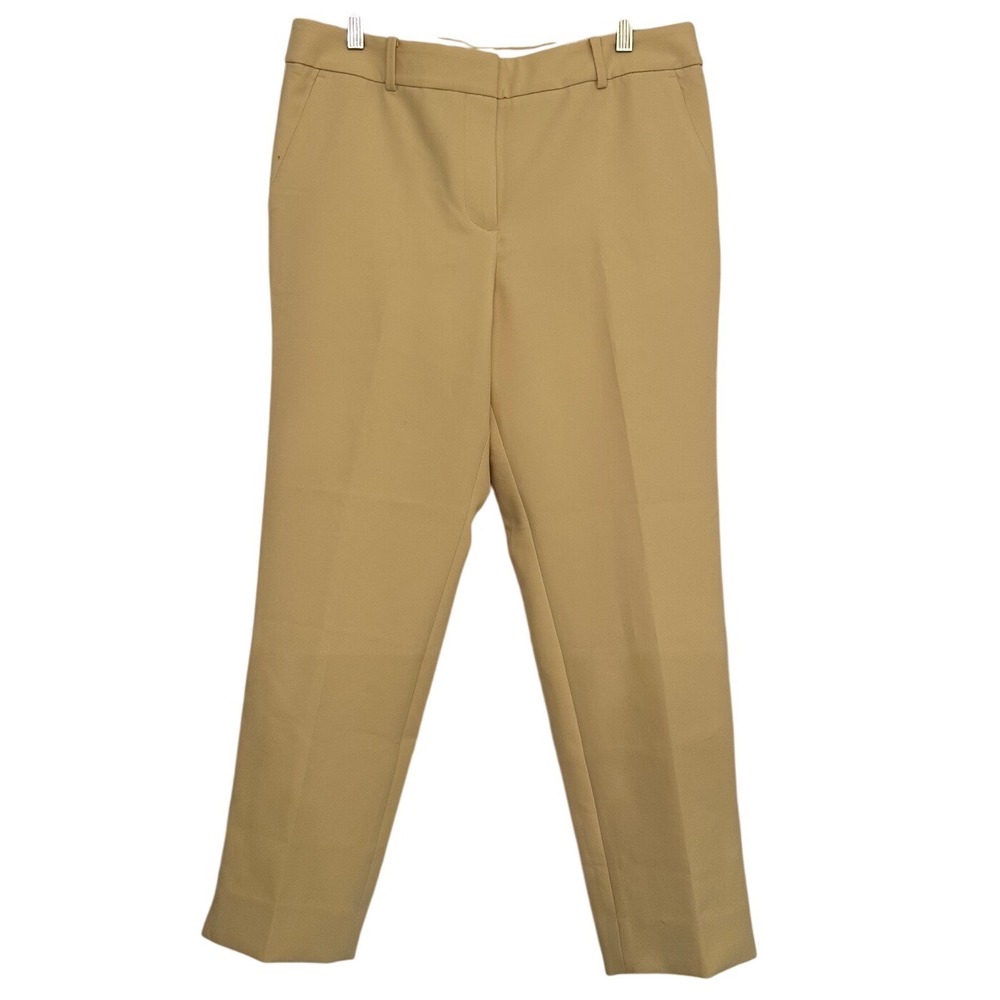 Talbots Hampshire Ankle Pant Womens‎ 12P Petite Yellow Dress Pants Career New